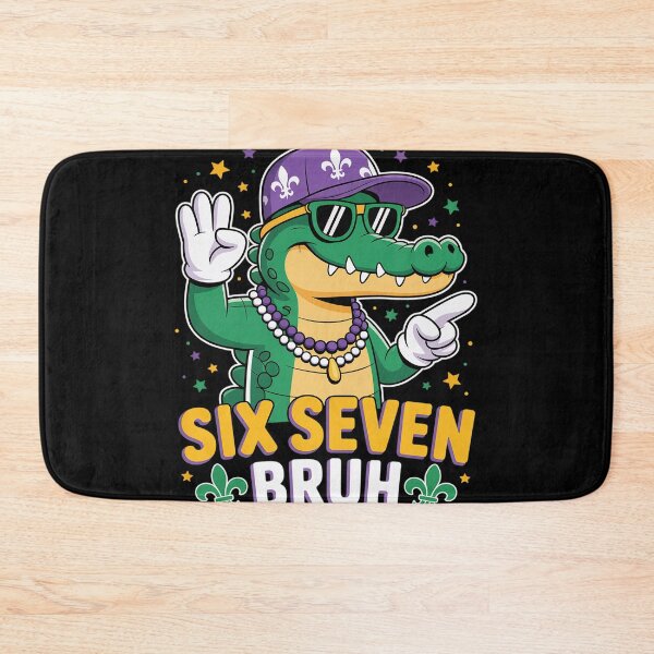 Item preview, Bruh Six Seven 67 Mardi Gras designed and sold by duolastgend.