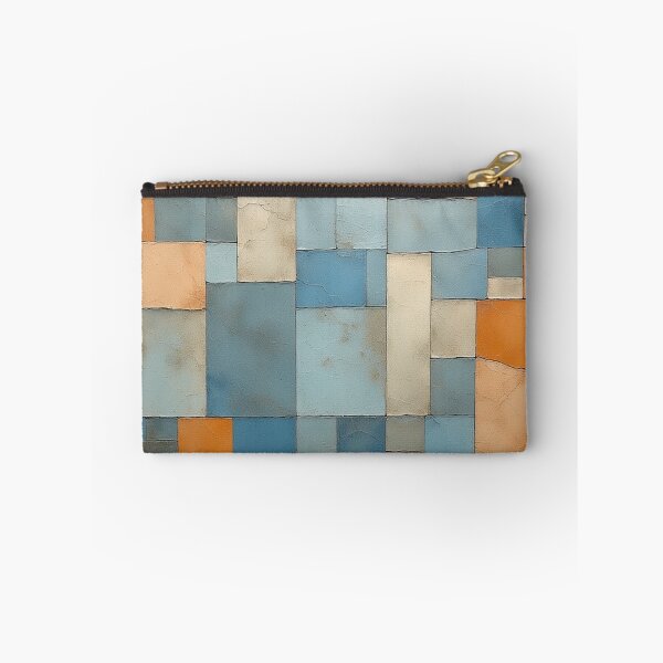 Artikelvorschau, Modernes geometrisches Mosaik in Blau- und warmen Erdtönen entworfen und verkauft von Virtuals1.