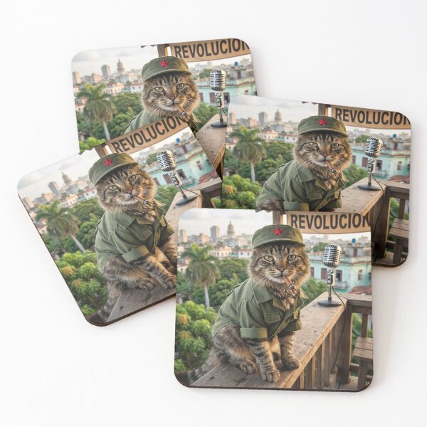 Item preview, Fidel Catstro, Feline Dictator designed and sold by thebigleebowski.