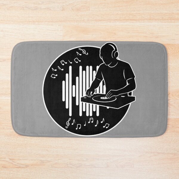 Item preview, DJ Vinyl Music Silhouette Art designed and sold by digitaldemart.