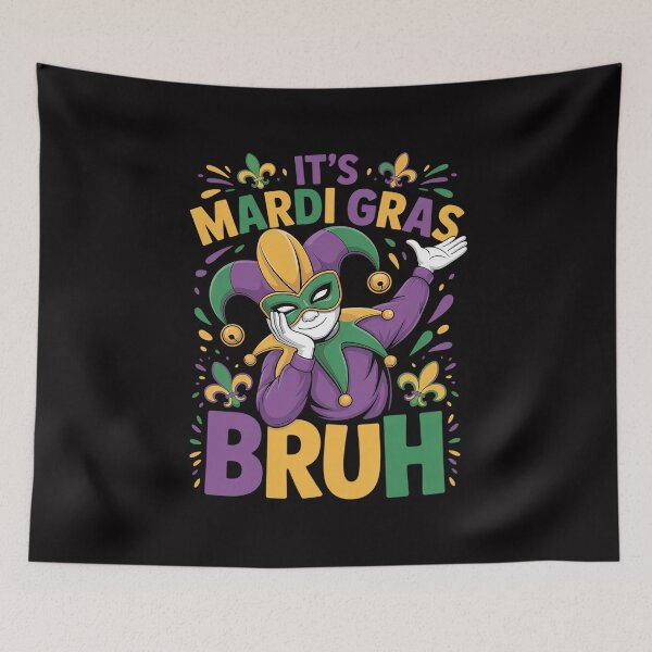 Item preview, Bruh Mardi Gras Dabbing Boy It's Mardi Gras Bruh designed and sold by tlallimicrichi.