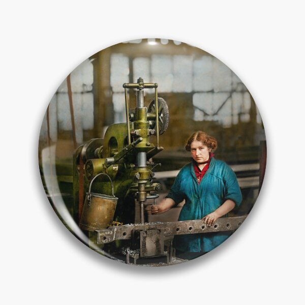 Item preview, Machinist - She’s Got Grit  and a Bit 1914 designed and sold by Mike Savad Photography.