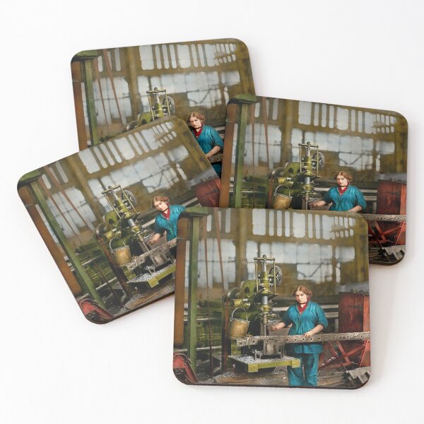 Item preview, Machinist - She’s Got Grit  and a Bit 1914 designed and sold by Mike Savad Photography.
