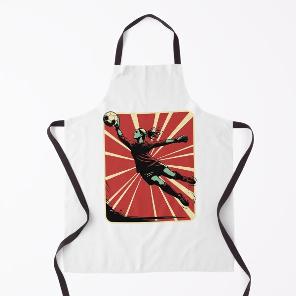 Item preview, Retro Female Soccer Goalkeeper designed and sold by SaltCreatives.