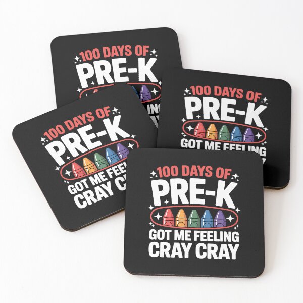 Item preview, 100 Days Of Pre-k Got Me Feeling Cray Cray designed and sold by duolastgend.