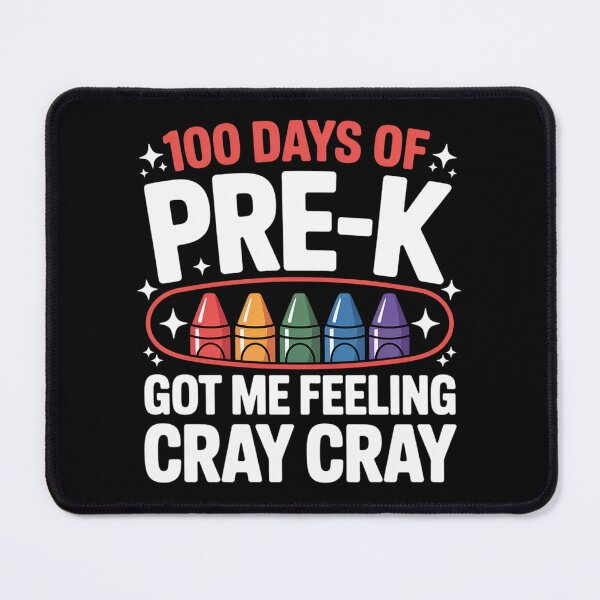 Item preview, 100 Days Of Pre-k Got Me Feeling Cray Cray designed and sold by duolastgend.