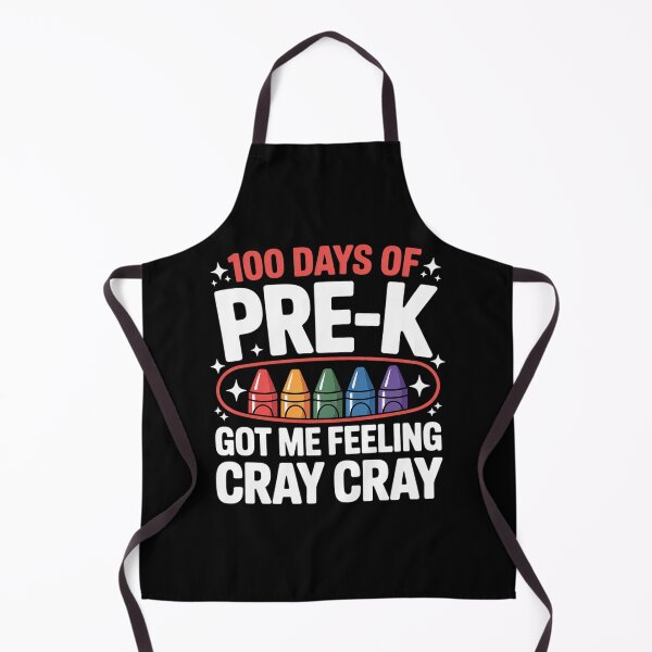 Item preview, 100 Days Of Pre-k Got Me Feeling Cray Cray designed and sold by duolastgend.
