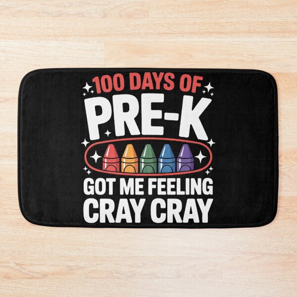 Item preview, 100 Days Of Pre-k Got Me Feeling Cray Cray designed and sold by duolastgend.