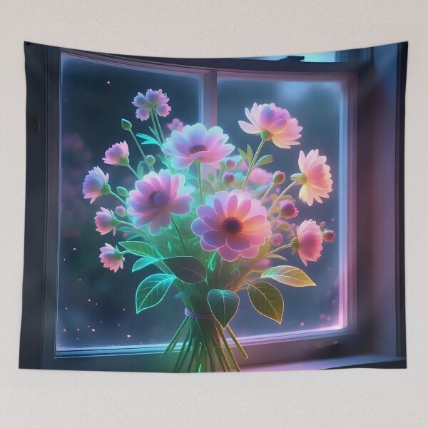 Item preview, An Artistic image of a bouquet of flowers  designed and sold by Nomad-Maynard.