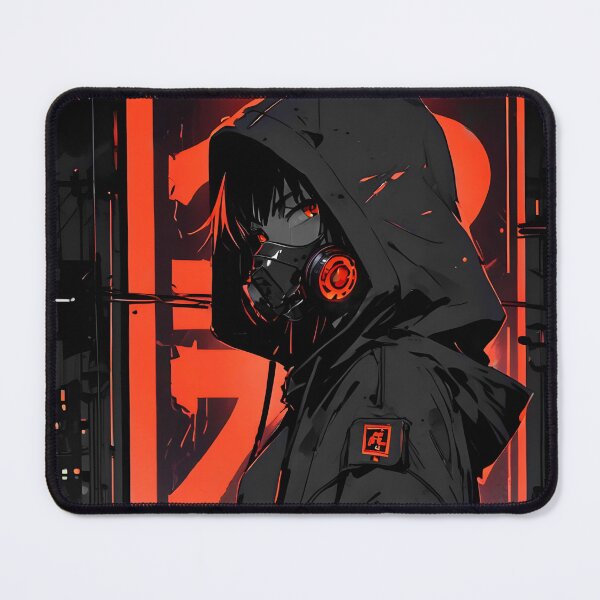 Item preview, ZERO: Monochrome Urban Neon Backlight Profile | Cute Cyberpunk Anime Girl designed and sold by Sytrics.