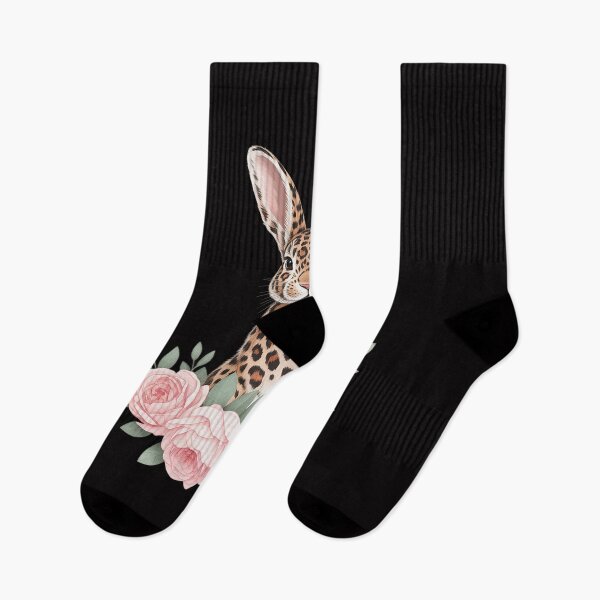 Item preview, Leopard Bunny Flowers Girls Women Happy Easter designed and sold by teltvitossuilea.