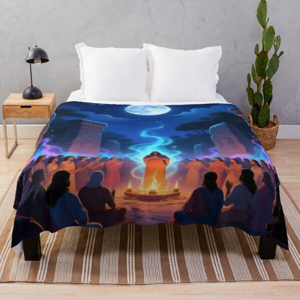 Item preview, Moonlit Ceremony – Ethereal Flame and Ancestral Gathering designed and sold by Cristhian Almanza.