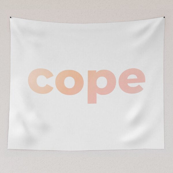 Item preview, Cope Pastel Peach  designed and sold by Memes N Lore .
