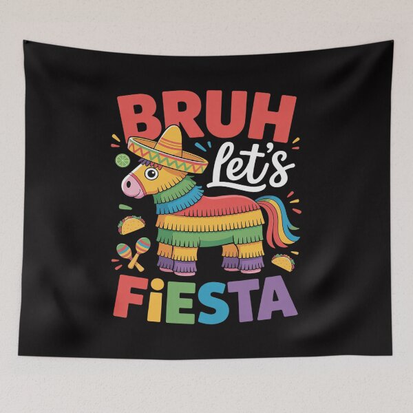 Item preview, Bruh Lets Fiesta Cinco Mayo Pinata Mexican Boy Men Kid designed and sold by teltvitossuilea.