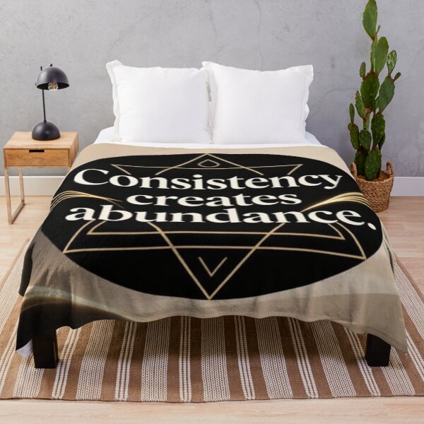 Item preview, Golden Focus – Geometric Quote on Consistency and Abundance designed and sold by Cristhian Almanza.