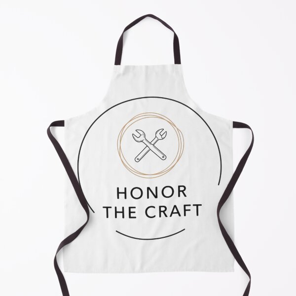 Item preview, Honor The Craft Minimalist Emblem Design designed and sold by HERRSCHER AGGA STUDIO.