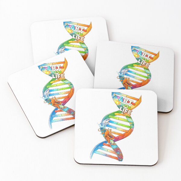 Item preview, This is DNA, every type of life has it. Top is sky and land and bottom is under water. designed and sold by Edycreations.