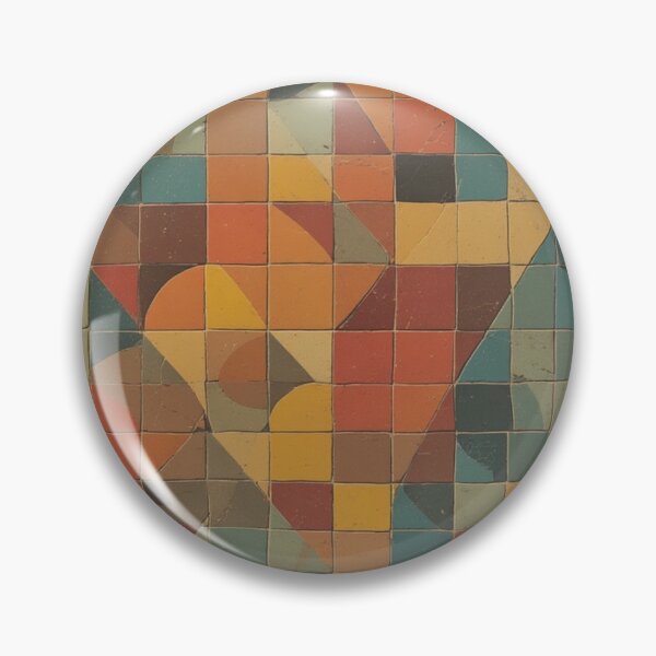Item preview, Modernist Mosaic: A Mid-Century Geometric Color Grid designed and sold by Virtuals1.