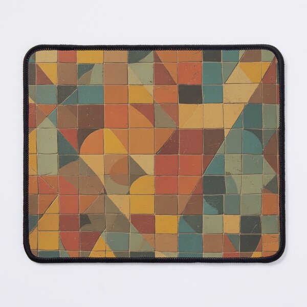 Item preview, Modernist Mosaic: A Mid-Century Geometric Color Grid designed and sold by Virtuals1.