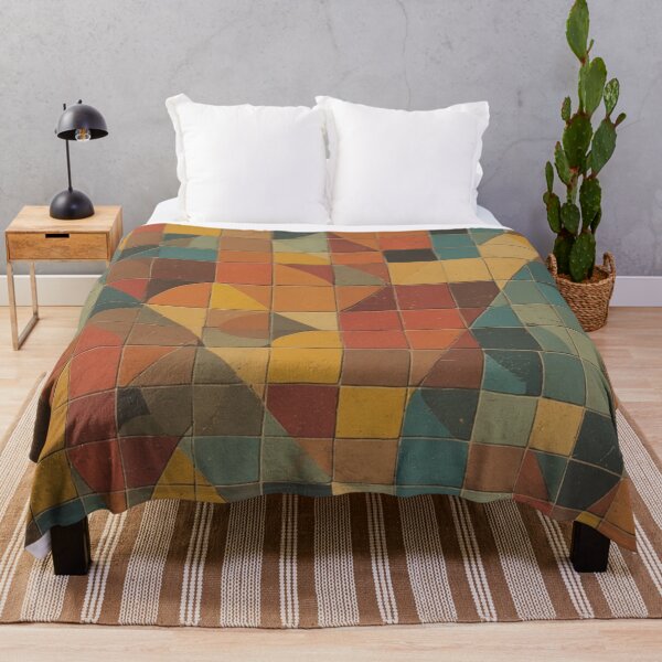 Item preview, Modernist Mosaic: A Mid-Century Geometric Color Grid designed and sold by Virtuals1.