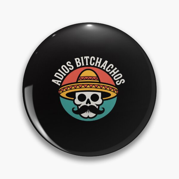 Item preview, Adios Bitchachos Funny Skull Sombrero Retro Cinco De Mayo designed and sold by teltvitossuilea.