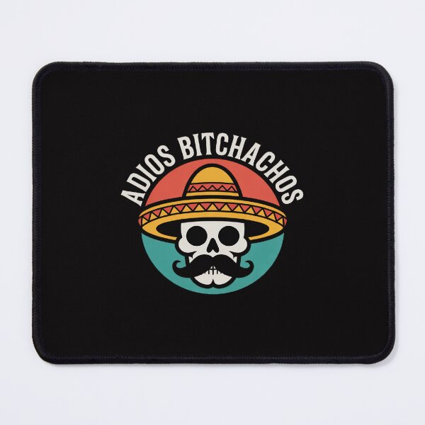Item preview, Adios Bitchachos Funny Skull Sombrero Retro Cinco De Mayo designed and sold by teltvitossuilea.