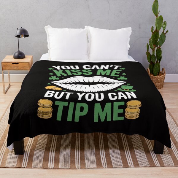 Item preview, You Can't Kiss Me But You Can Tip Me Shamrock St Patrick Day designed and sold by chaeningplan.
