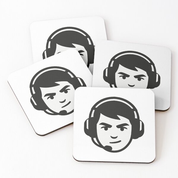 Item preview, Minimal Gamer Logo – Gaming Headset Avatar Sticker designed and sold by T-shope.