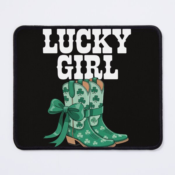 Item preview, Womens Lucky Girl St Patrick Day Cowboy Boots Western Women Cowgirl designed and sold by chaeningplan.