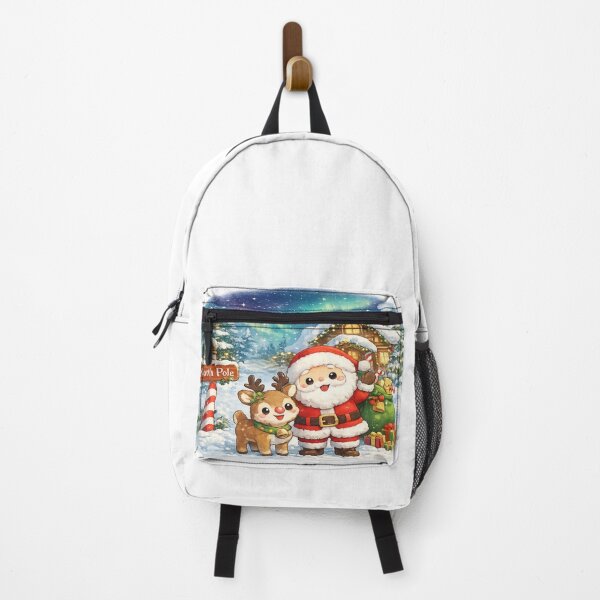 Item preview, Rudolph the Red Nose Reindeer – Cute Kawaii Christmas at the North Pole designed and sold by Paws-nd-Prints.