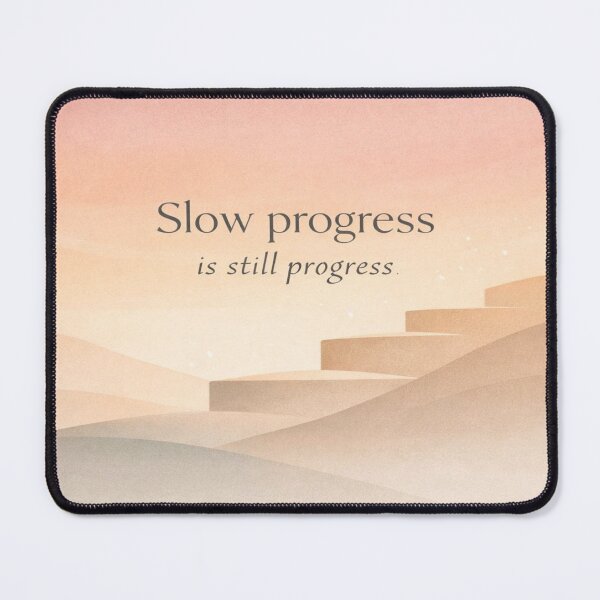 Item preview, Gentle Steps – Motivational Quote on Slow Progress designed and sold by Cristhian Almanza.