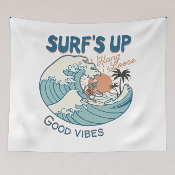 Item preview, Vintage Ocean Waves Surf designed and sold by LuloCreative.