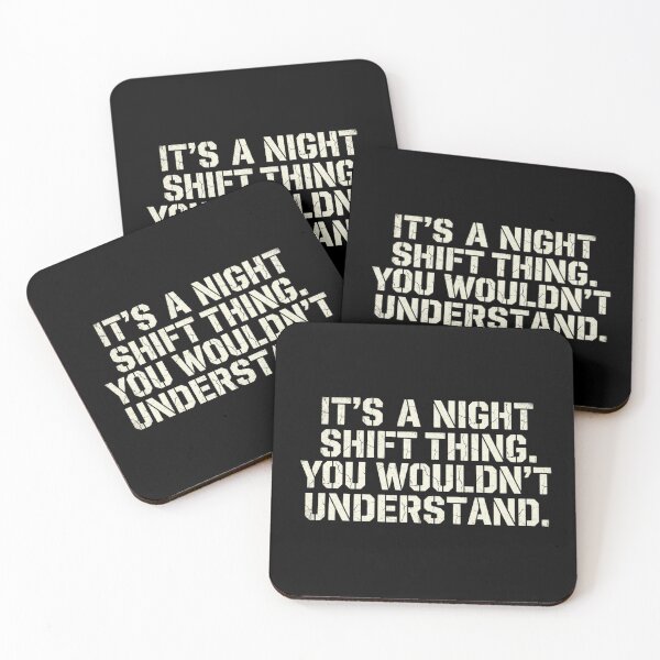 Item preview, It's A Night Shift Thing - Funny Grunge Work Humor designed and sold by RealVibeVault.