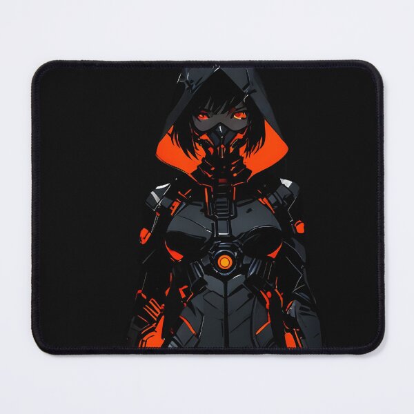 Item preview, ZERO: Monochrome Bionic Stealth Armor Energy Blades | Cute Cyberpunk Anime Girl designed and sold by Sytrics.