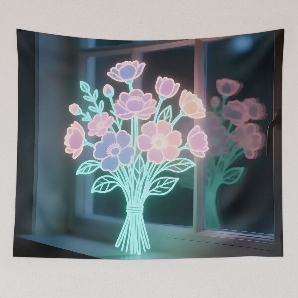 Item preview, An Artistic image of a bouquet of flowers  designed and sold by Nomad-Maynard.