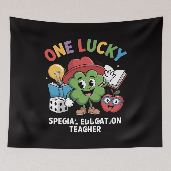 Item preview, ute Shamrock Leprechaun One Lucky Special Education Teacher designed and sold by czechascheledu.