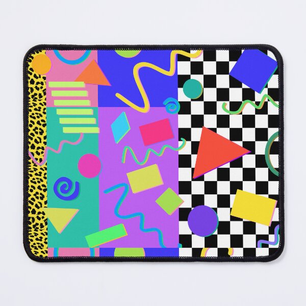 Item preview, 90's Pattern Vintage Y2K 2000's Retro Nostalgia Neon Color Block Random Shapes All Over Print designed and sold by blueversion.