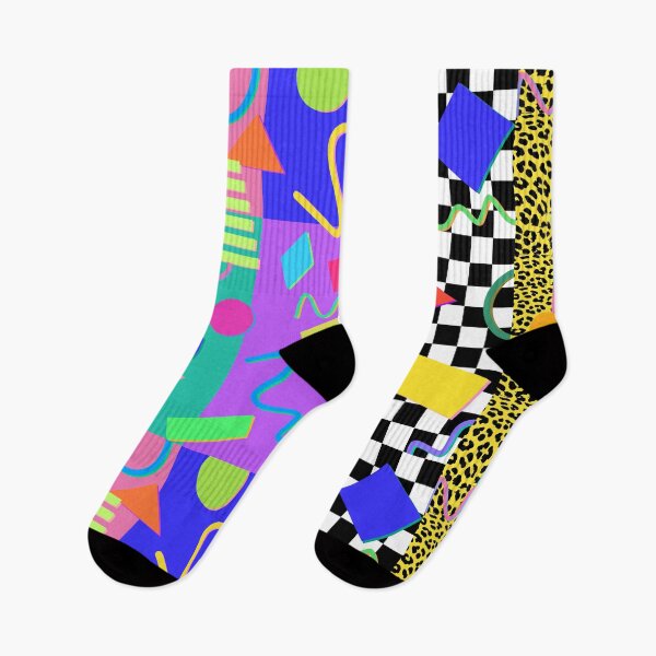 Item preview, 90's Pattern Vintage Y2K 2000's Retro Nostalgia Neon Color Block Random Shapes All Over Print designed and sold by blueversion.