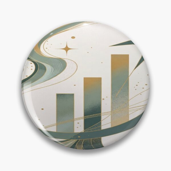 Item preview, Upward Flow – Abstract Growth Chart with Celestial Motion designed and sold by Cristhian Almanza.