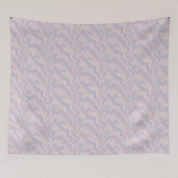 Item preview, Zigzag lilac clouds   designed and sold by TecnecDesigns.