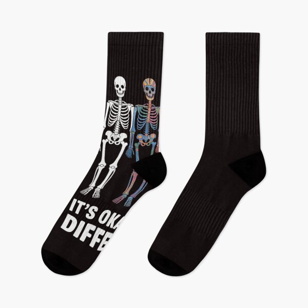 Item preview, It's Okay To Be A Little Different Skeleton Autism designed and sold by lavethediso.