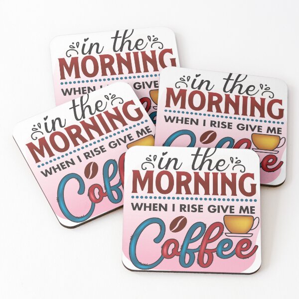 Item preview, a nice stylish print for those who don't like getting up in the morning and love coffee - perfect for those who work at night, for those who like to sleep in designed and sold by ChameraDesign.