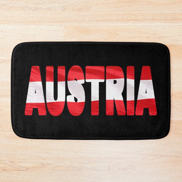 Item preview, AUSTRIA - Flag Flying in Wind cut to Letters Souvenir Sticker Shirt designed and sold by Adam Gormley.