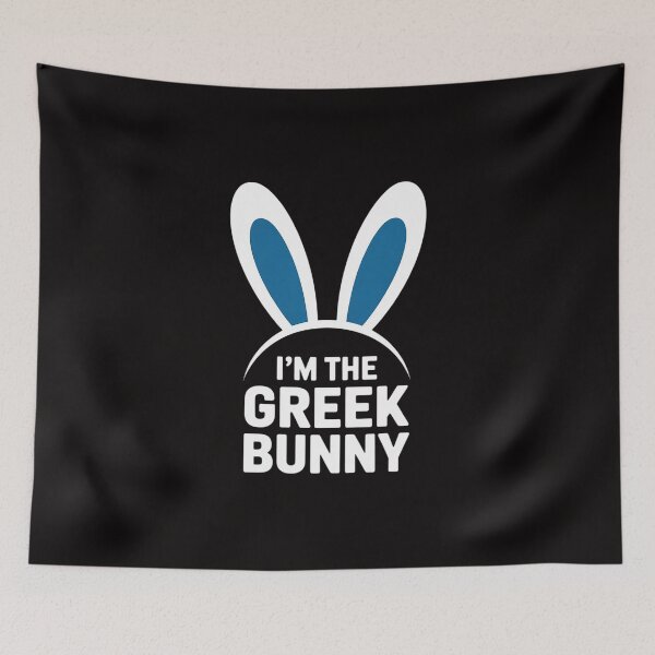 Item preview, I'm The Greek Bunny Ears Greece Easter Sunday designed and sold by czechascheledu.
