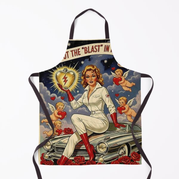 Item preview, Atomic Heart: Retro Rocket Starlet Valentine designed and sold by Art's Diner.