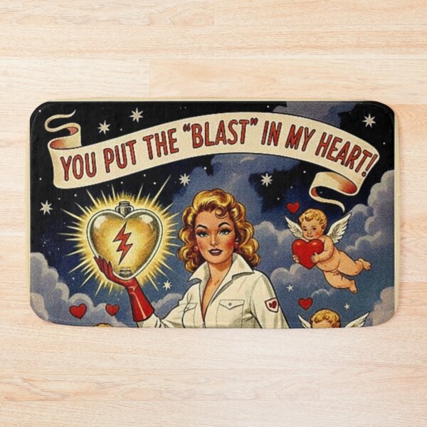 Item preview, Atomic Heart: Retro Rocket Starlet Valentine designed and sold by Art's Diner.