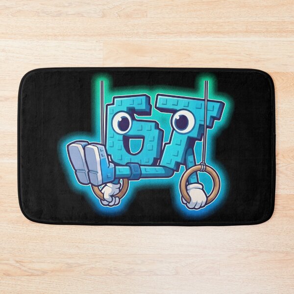 Item preview, Cartoon Gymnast 67 Six Seven Rings T-Shirt designed and sold by LashondaGreen89.