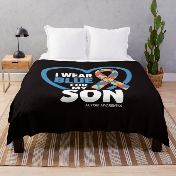 Item preview, I Wear Blue For My Son - World Autism Awareness Day 2026 designed and sold by lavethediso.