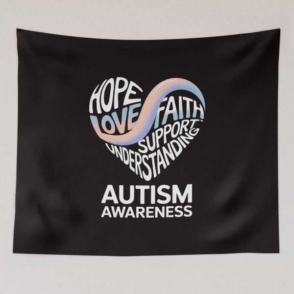 Item preview, I Wear Blue For My Godson Autism Awareness Puzzle Heart designed and sold by lavethediso.