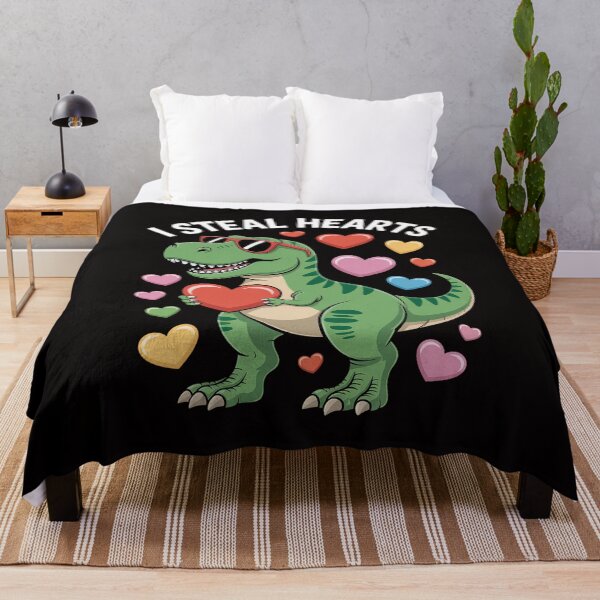 Item preview, I Steal Hearts T-rex Puzzle Autism Awareness Dinosaur Boys designed and sold by czechascheledu.
